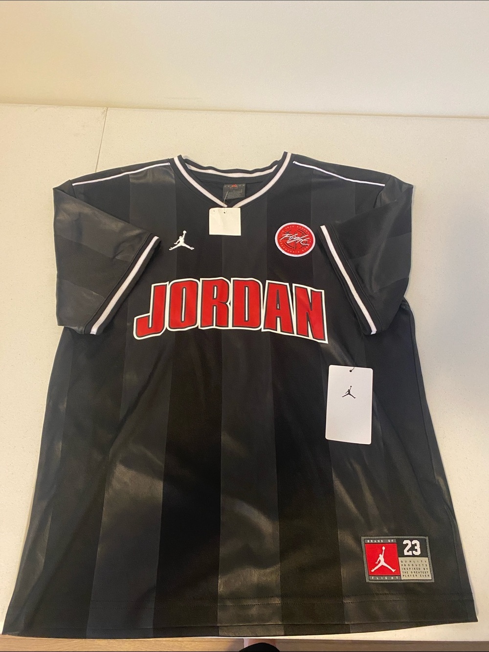 Kids Jordan Black Basketball Jersey